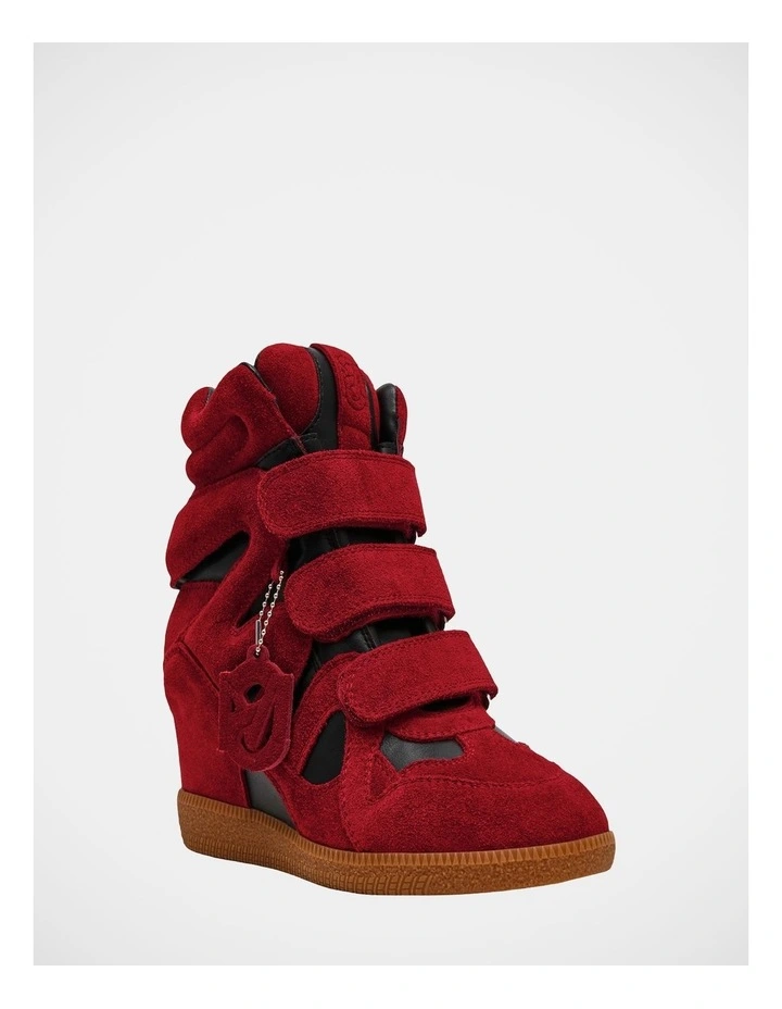Mavis Sneakers in Burgundy image 2