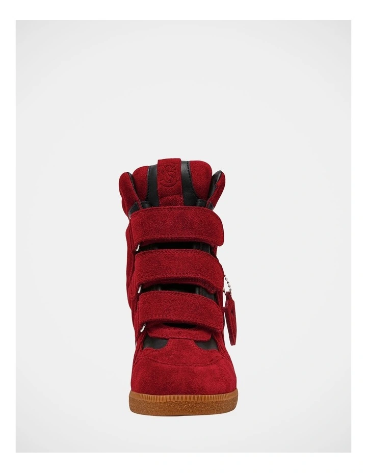 Mavis Sneakers in Burgundy image 3