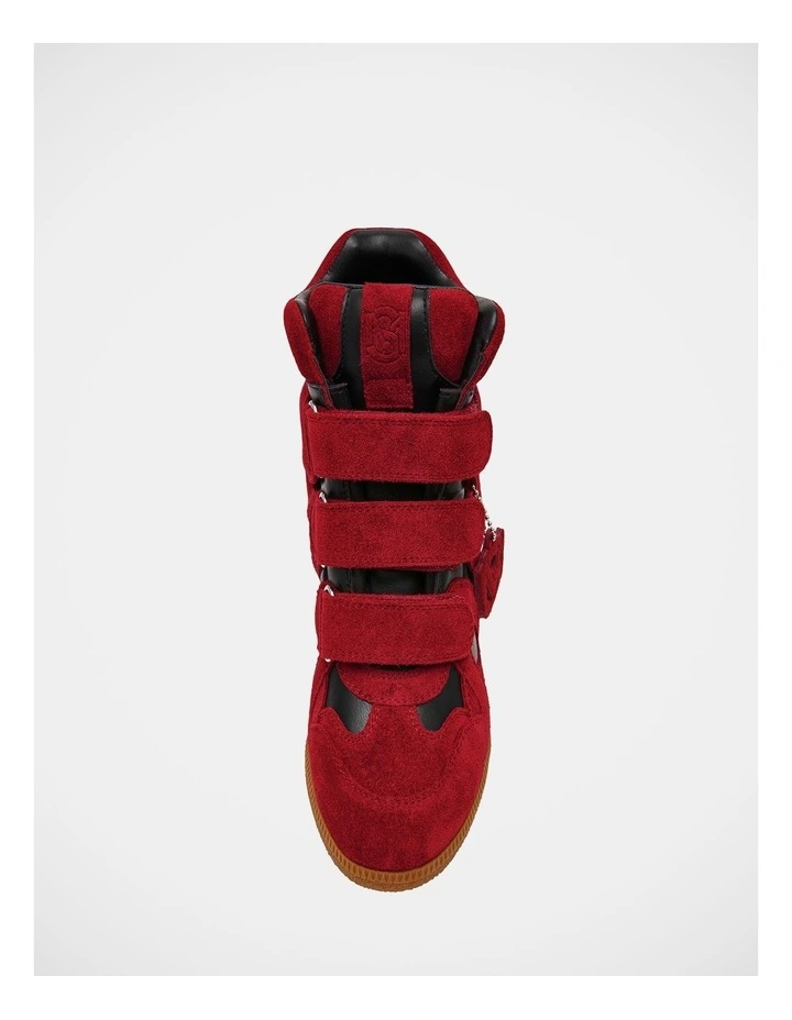 Mavis Sneakers in Burgundy image 4