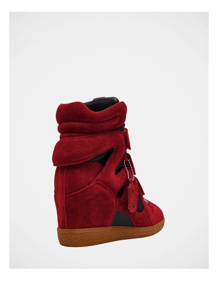 Mavis Sneakers in Burgundy image 5