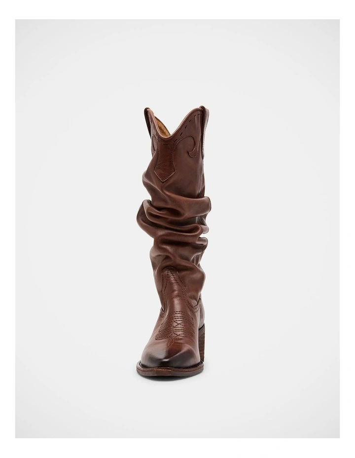 Stage Cognac Leather Boot image 3