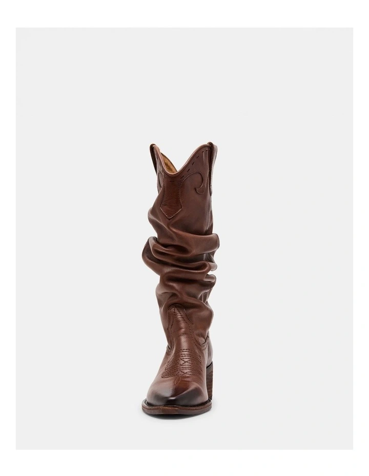 Stage Cognac Leather Boot image 6