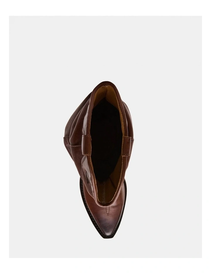 Stage Cognac Leather Boot image 7