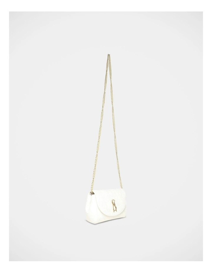 BNylah Crossbody Bag in White/Gold image 2