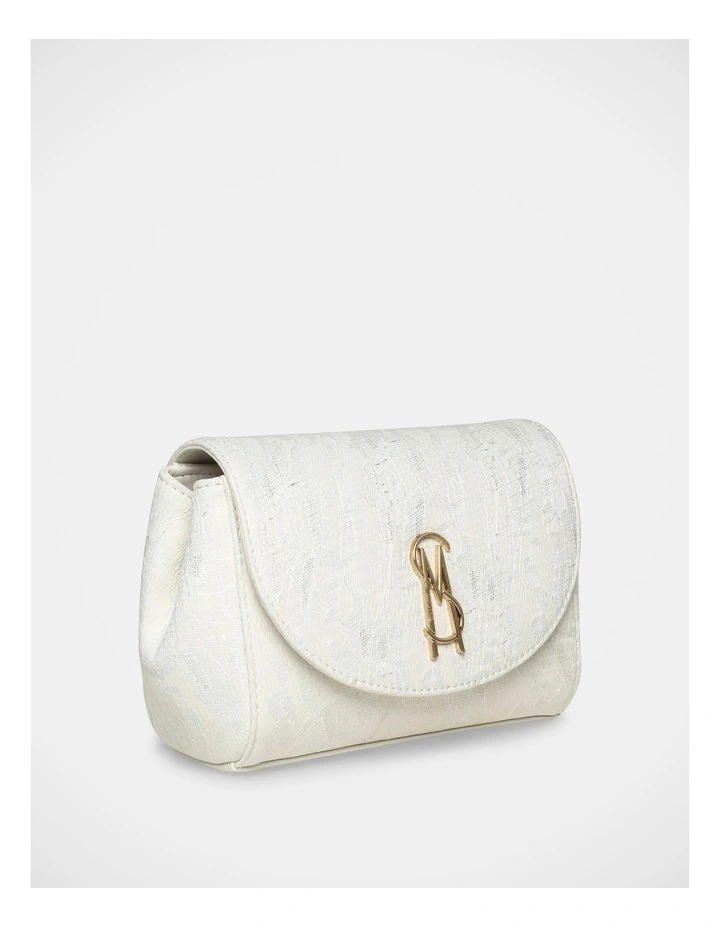 BNylah Crossbody Bag in White/Gold image 3