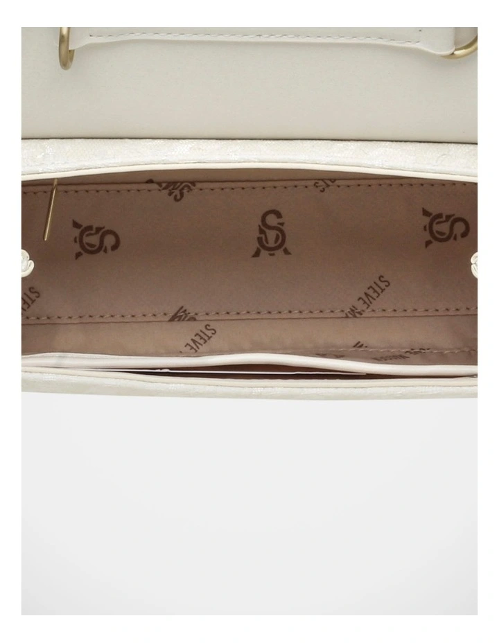 BNylah Crossbody Bag in White/Gold image 6