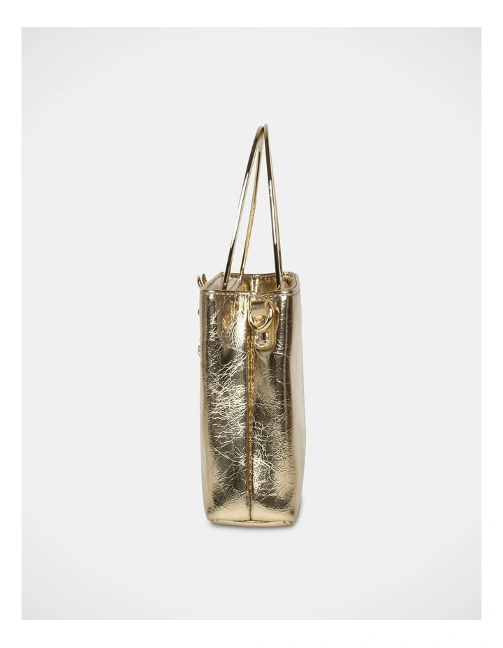 BDino Top Handle Bag in Gold image 4