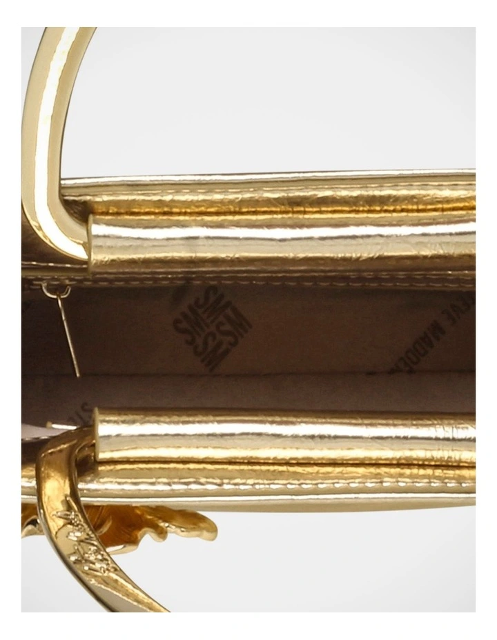 BDino Top Handle Bag in Gold image 6