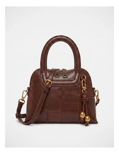 BRomey Top Handle Bag in Brown