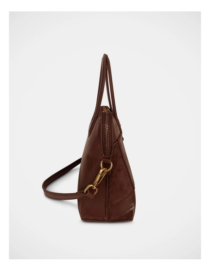 BRomey Top Handle Bag in Brown image 2