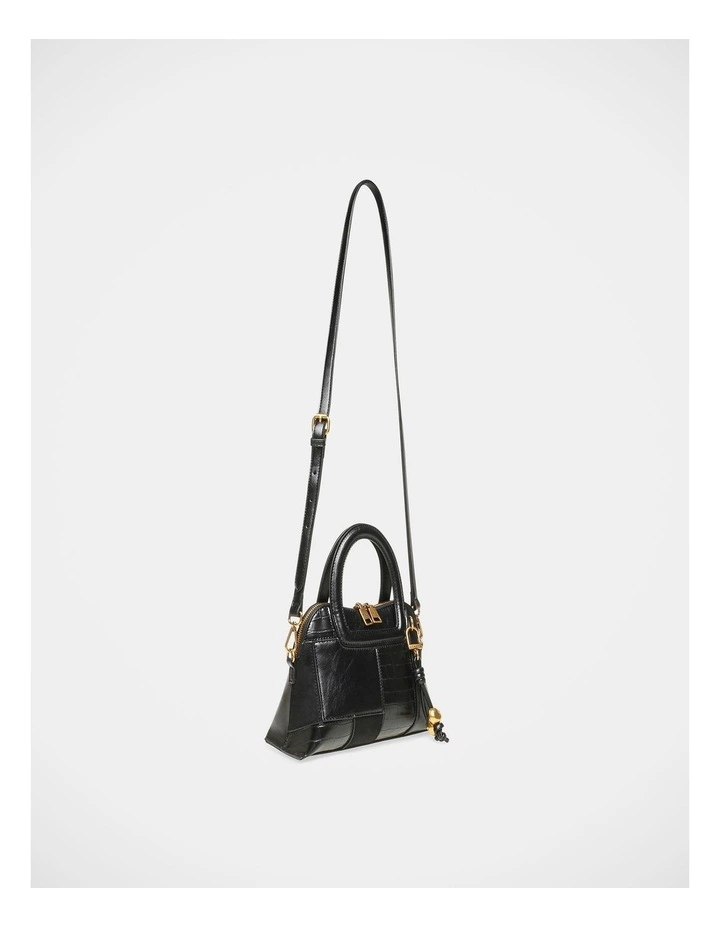 BRomey Top Handle Bag in Black image 2