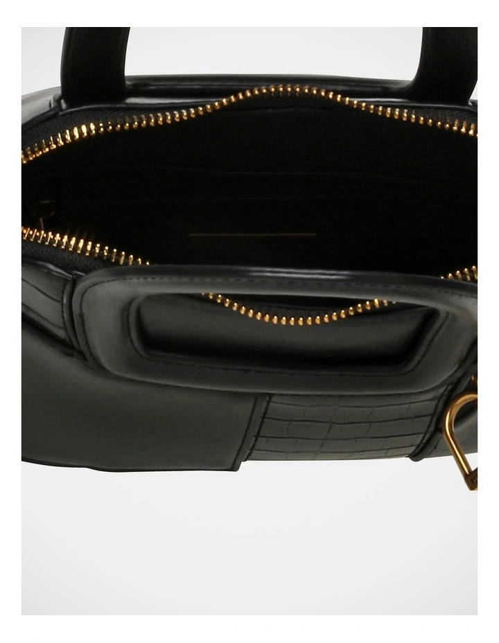 BRomey Top Handle Bag in Black image 5