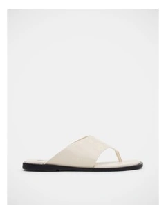 Illia Sandals in Bone