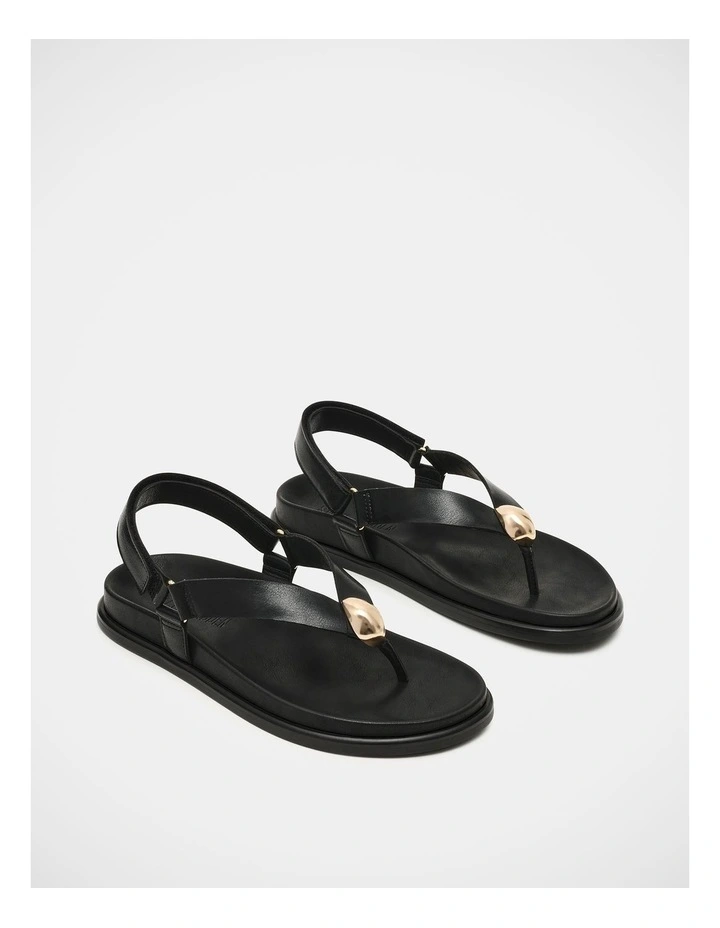 Elvia Sandals in Black image 2