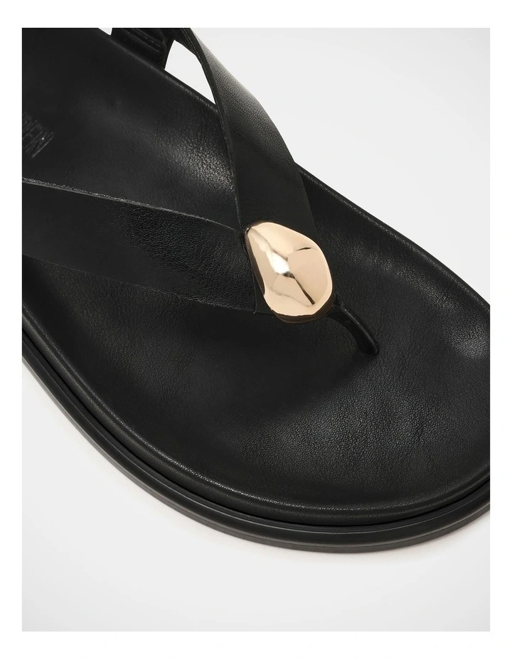 Elvia Sandals in Black image 5