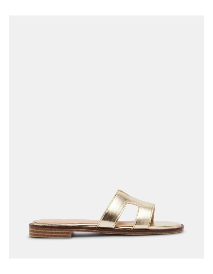 Haileyy Gold Flat Sandal image 1
