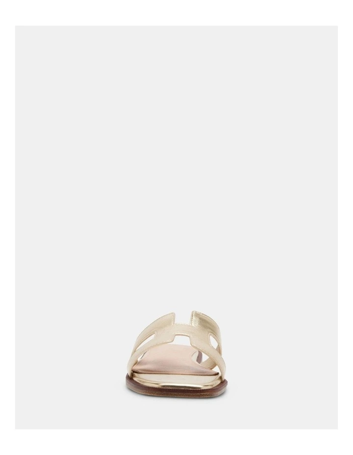 Haileyy Gold Flat Sandal image 3