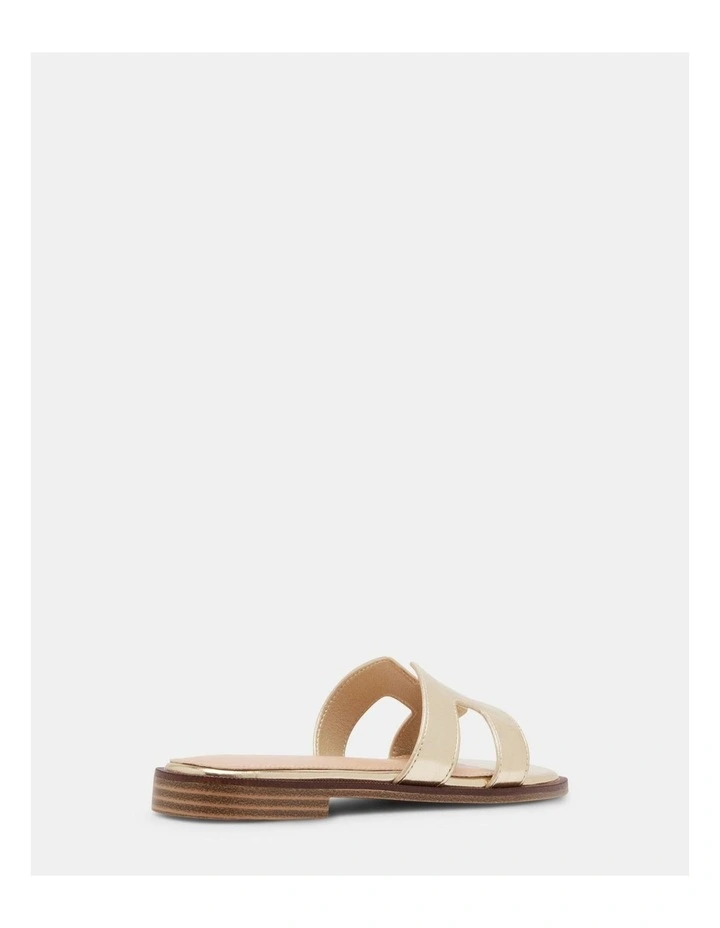 Haileyy Gold Flat Sandal image 5