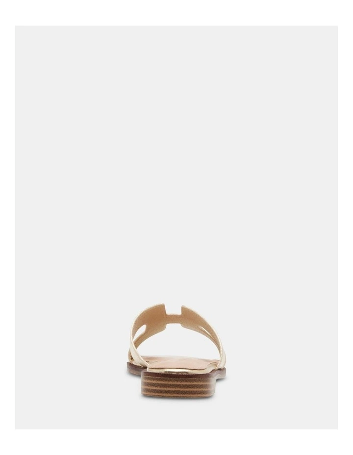Haileyy Gold Flat Sandal image 6