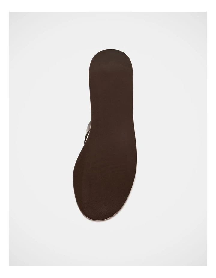 Jella Sandals in Dark Brown image 7