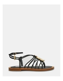 La Charmer Black Sandal
