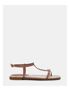 Ritzy Natural Snake Strappy Sandal