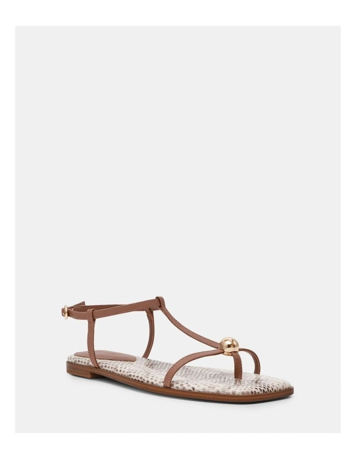 Ritzy Natural Snake Strappy Sandal image 2