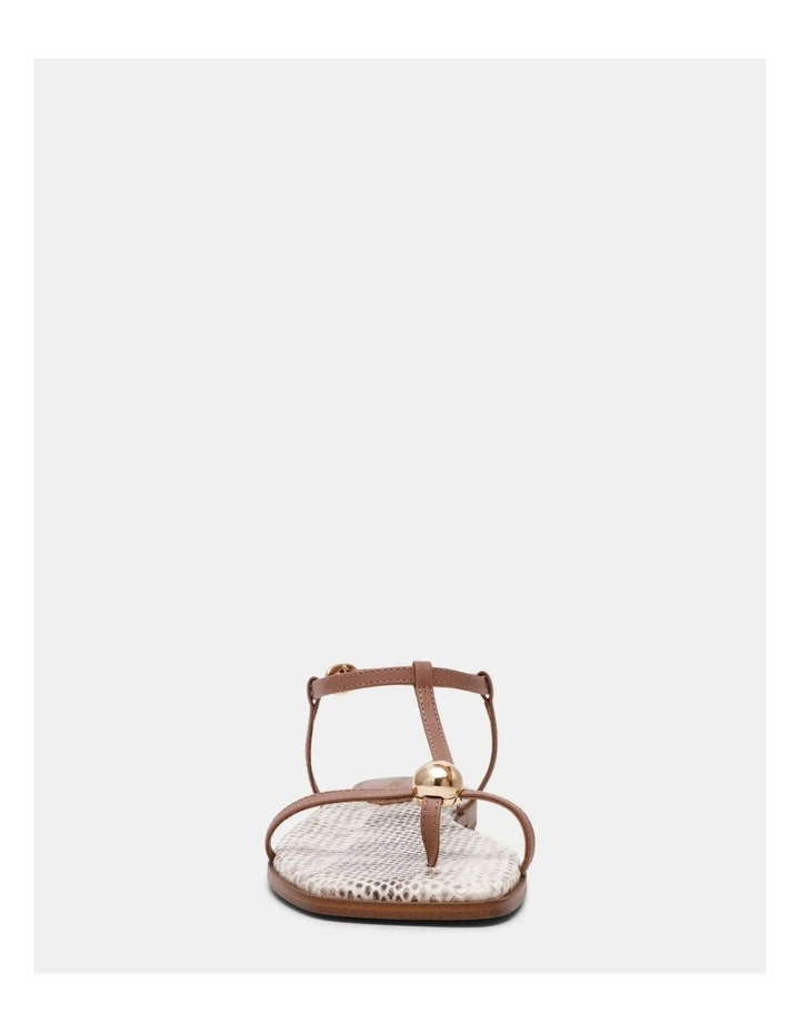 Ritzy Natural Snake Strappy Sandal image 3