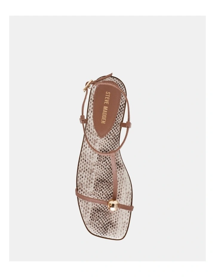 Ritzy Natural Snake Strappy Sandal image 4