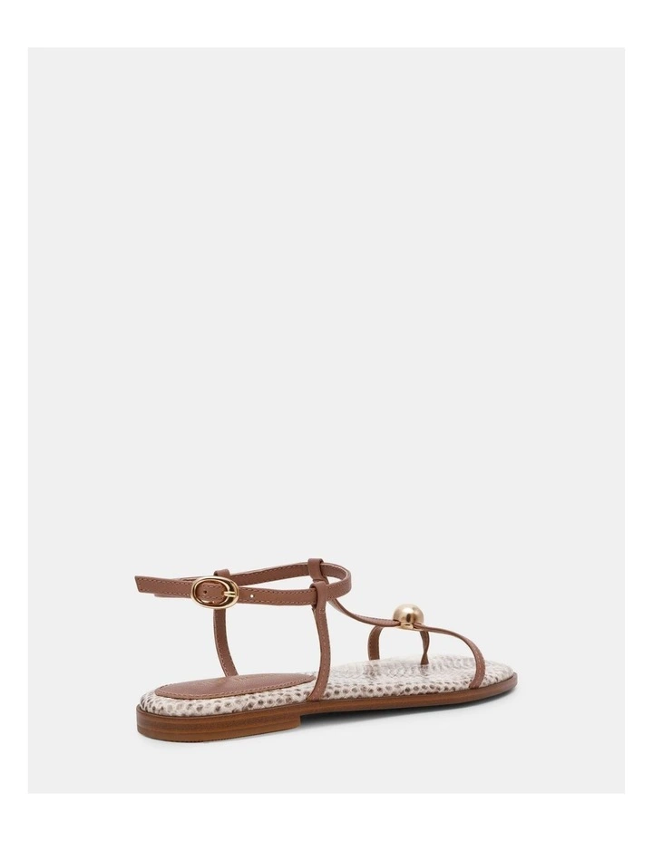 Ritzy Natural Snake Strappy Sandal image 5