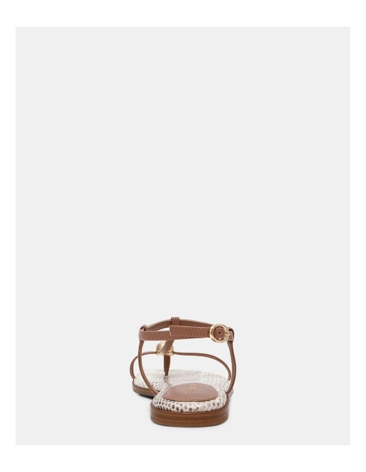 Ritzy Natural Snake Strappy Sandal image 6