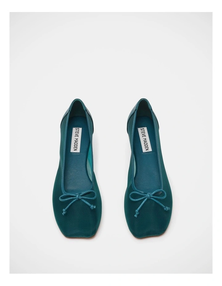 Flaire Flats in Teal image 3