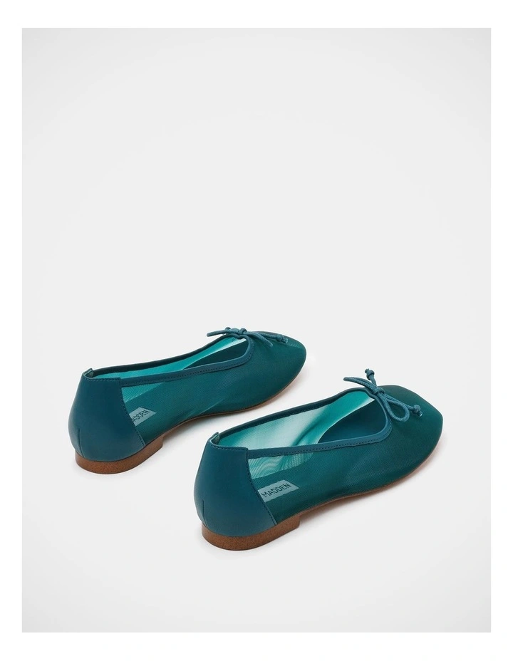Flaire Flats in Teal image 4