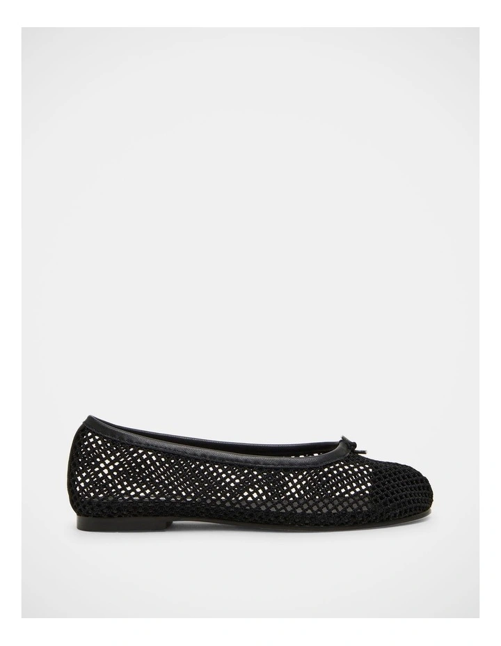 Calico-Mesh Flats in Black image 1