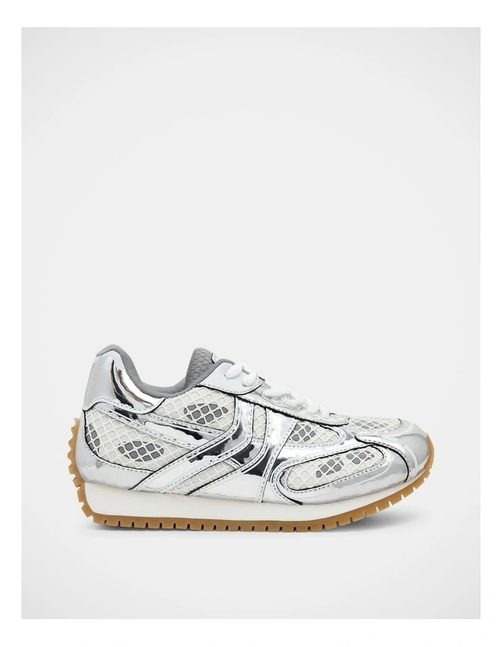 Pager Sneakers in Silver Multi image 1