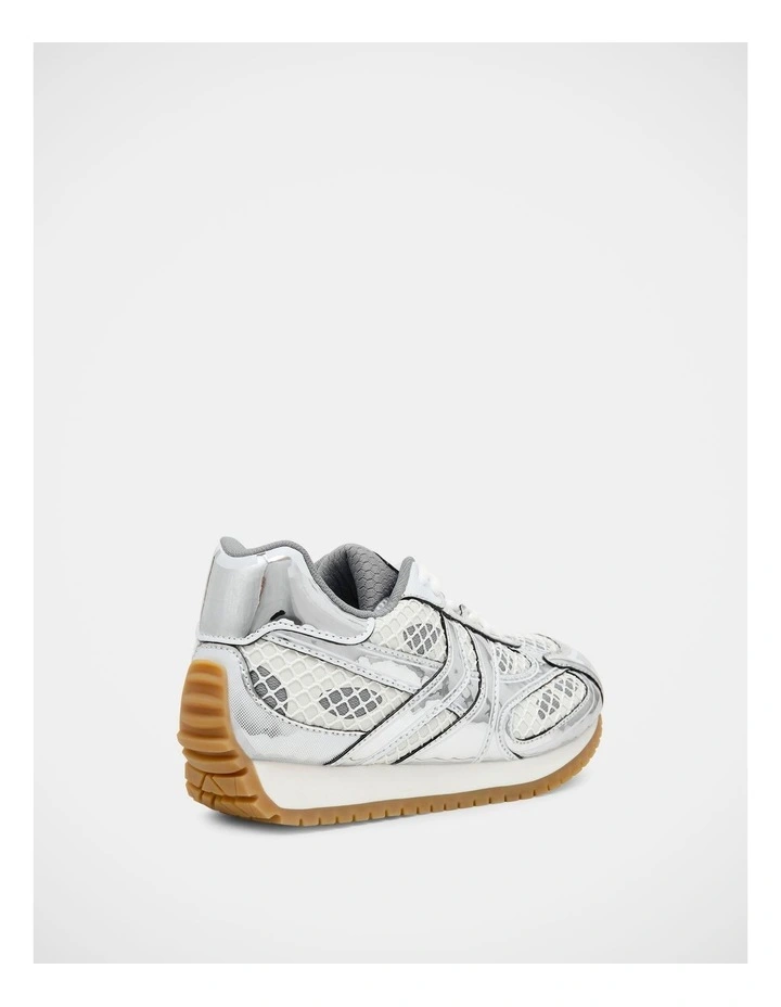 Pager Sneakers in Silver Multi image 5