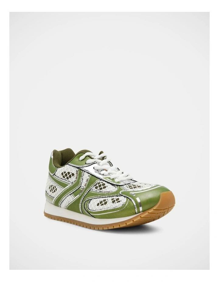 Pager Sneakers in Green Multi image 2