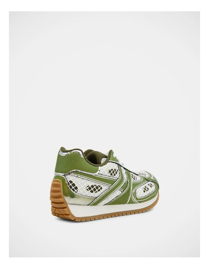 Pager Sneakers in Green Multi image 5