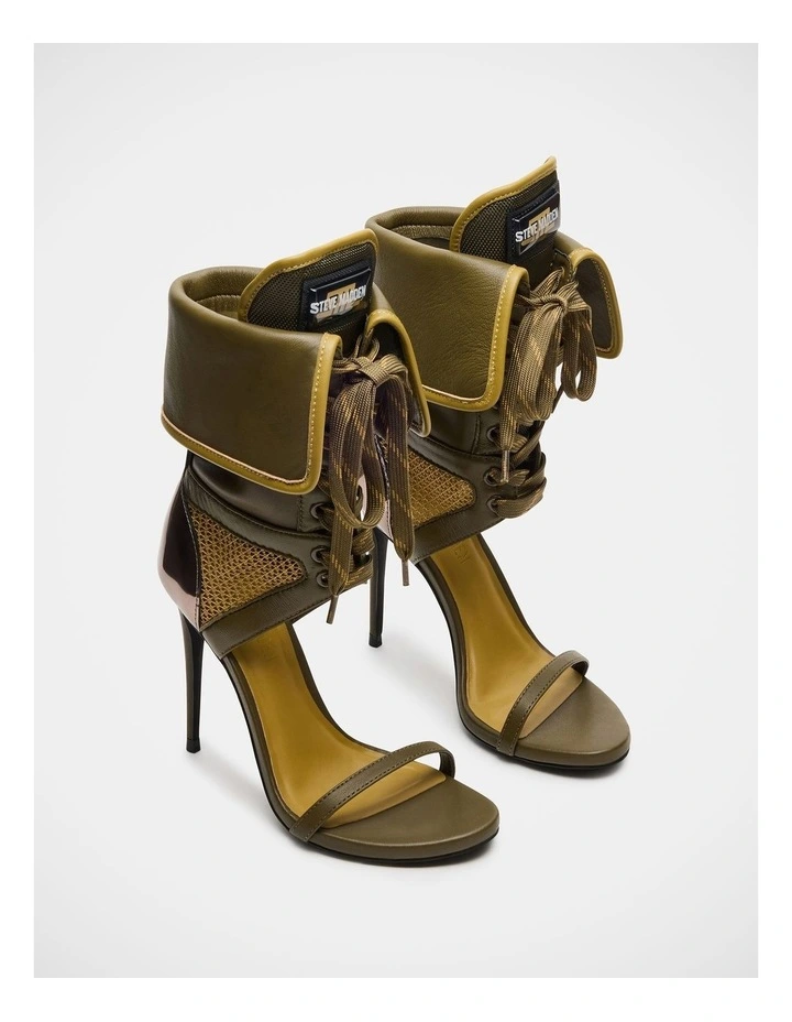 Casella Dress Heels in Olive image 2
