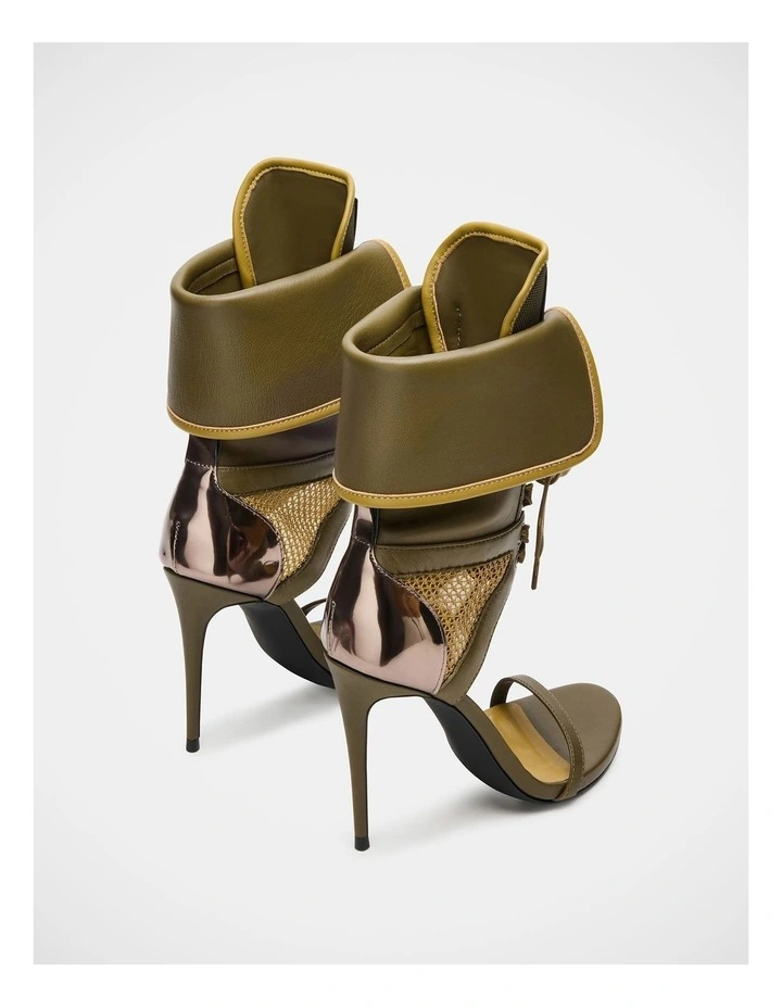 Casella Dress Heels in Olive image 4
