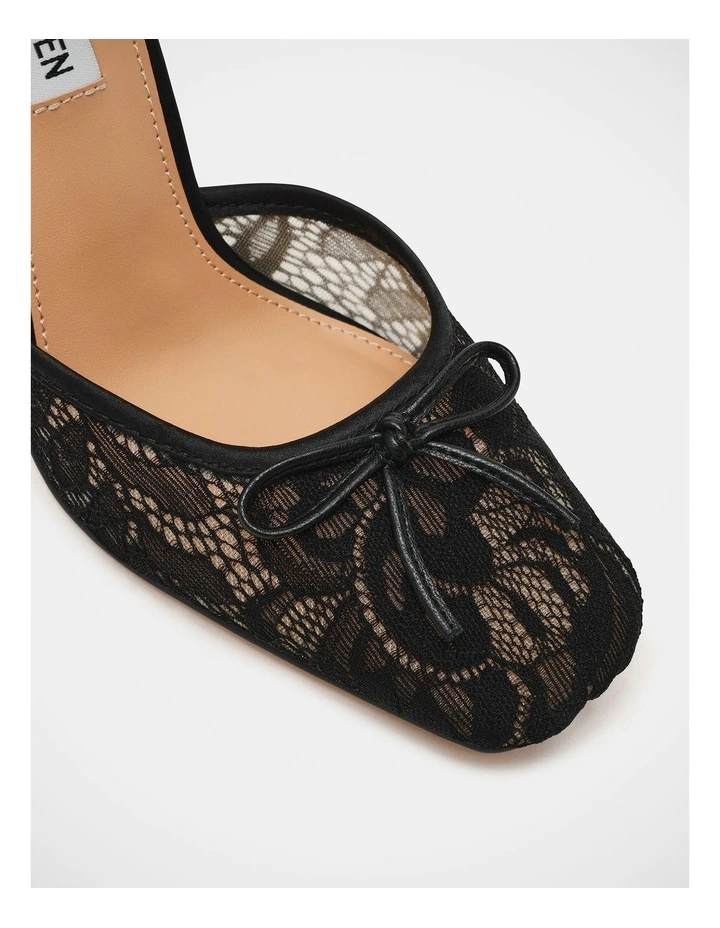 Larina Dress Heels in Black Lace image 5