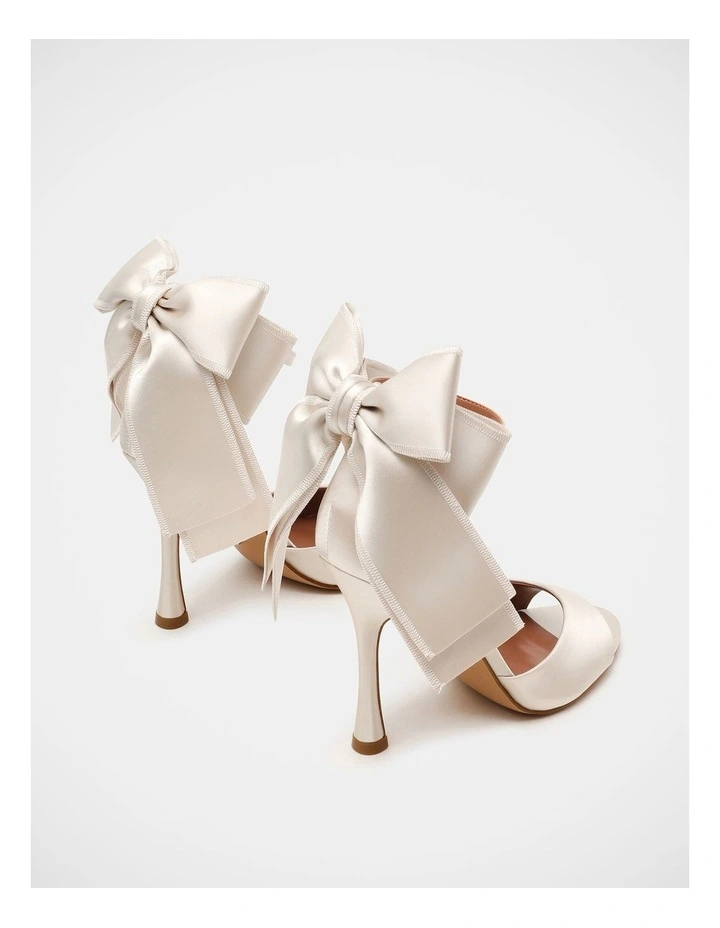 Bougie Dress Heels in Ivory image 4