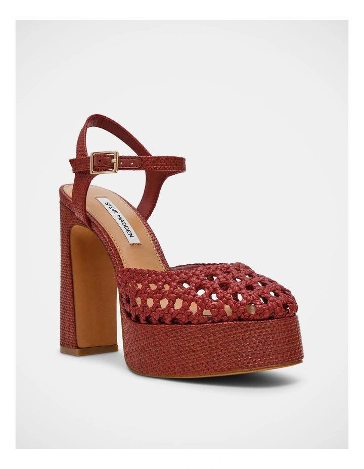 Lexie-Raff Dress Heels in Rust image 2
