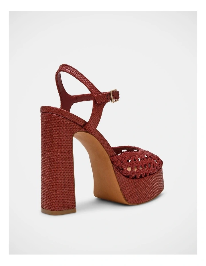 Lexie-Raff Dress Heels in Rust image 5
