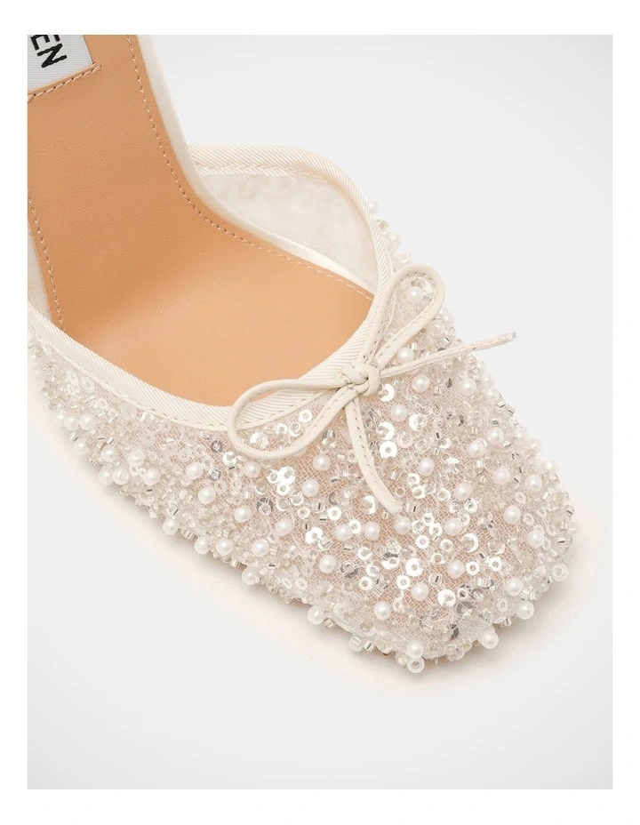 Larina-Seq Dress Heels in Ivory image 5