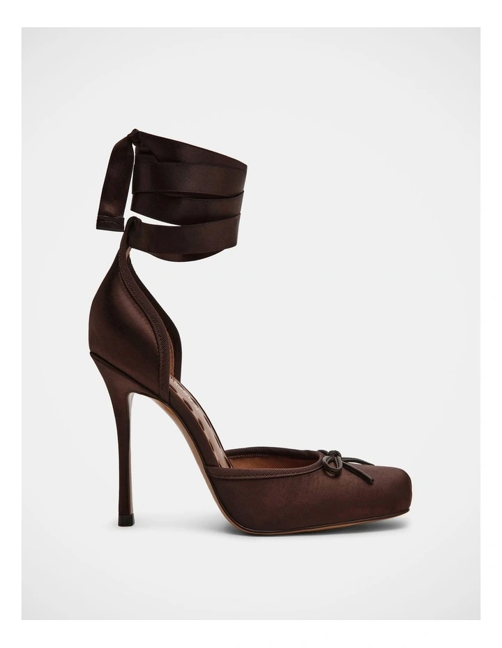 Larina Dress Heels in Dark Brown image 1