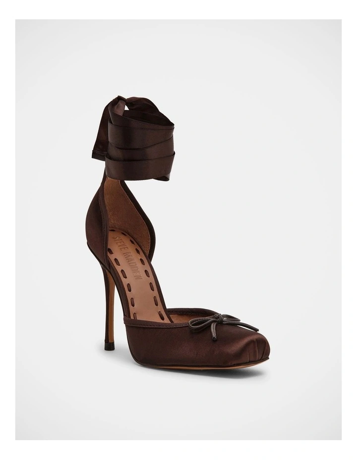 Larina Dress Heels in Dark Brown image 2