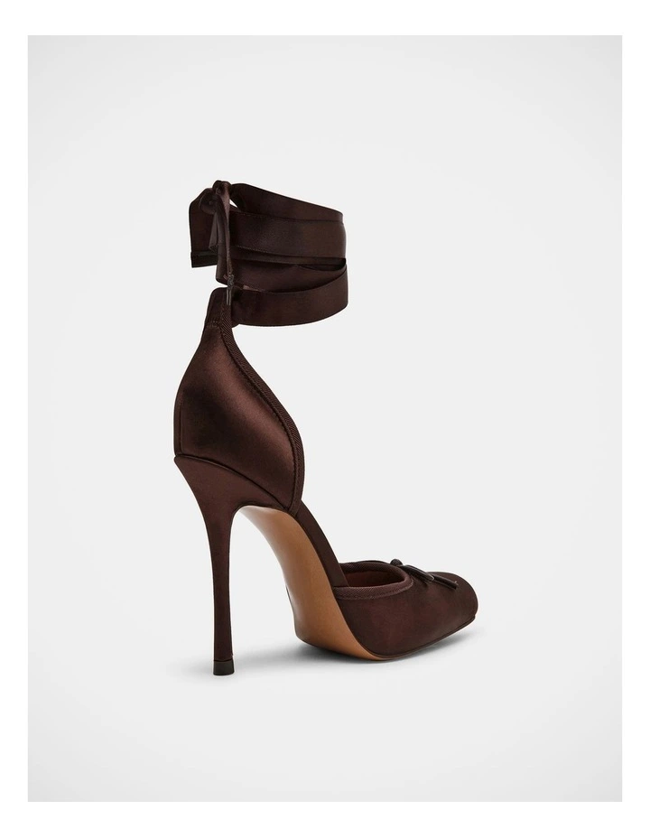 Larina Dress Heels in Dark Brown image 5