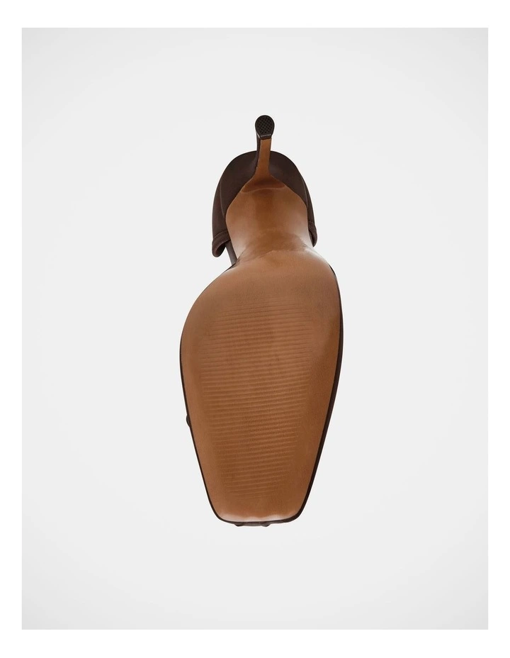 Larina Dress Heels in Dark Brown image 7