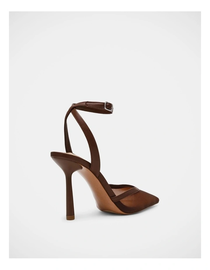 Alliance-M Dress Heels in Brown image 5